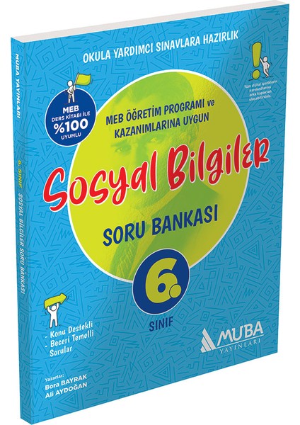 Muba Yayınları 6. Sınıf Sosyal Bilgiler Soru Bankası