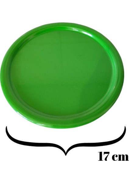 Metal Sunum Tepsisi Metal Çay Tabağı Set- 6 Adet Çay Tabağı ve 6 Adet Sunum Tepsisi Sunumluk Tabak