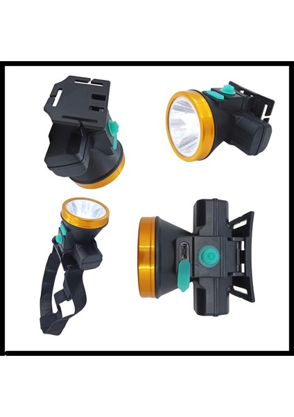 Uyguna-Yakala V101 Kafa Feneri Şarjlı