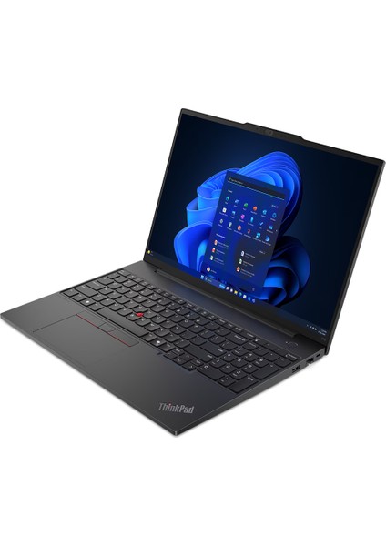 Thinkpad E16 Gen2 Intel Core Ultra 7 155H Ddr5 48GB 2tb SSD Intel® Aı Boost 16" Wuxga IPS Windows 11 Pro Taşınabilir Bilgisayar 21MA002UTXP19 + Zetta Çanta