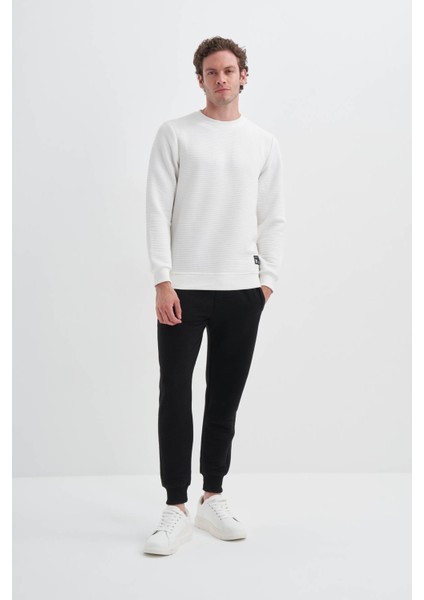 Erkek Sweatshirt Ekru 5046 modelleri