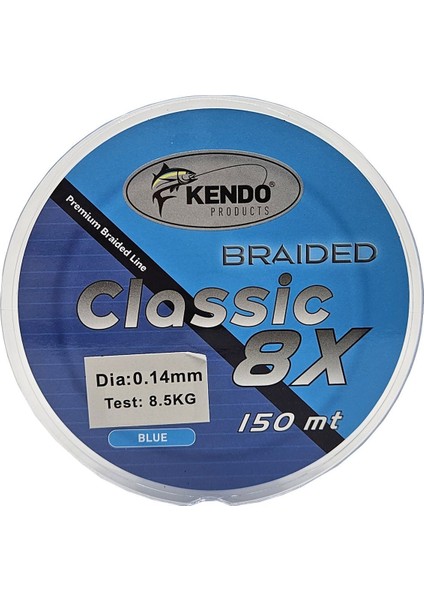 Classic 8x 150M Blue Örgü Ip 0.08MM fiyatları