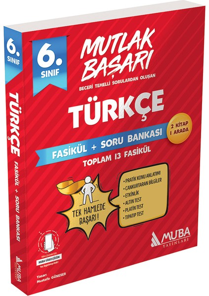 Muba Yayınları Mutlak Başarı 6. Sınıf Türkçe Fasikül - Soru Bankası