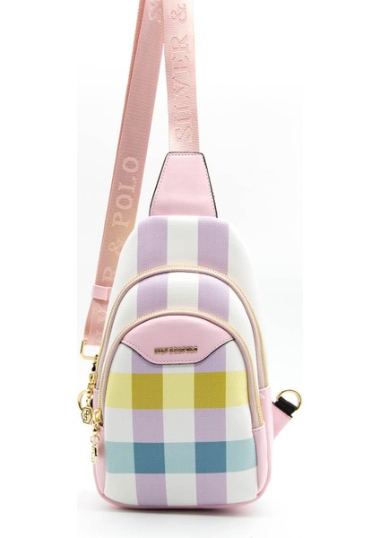 Silver & Polo Lila - Pembe SP959 Kadın Bel Çantası
