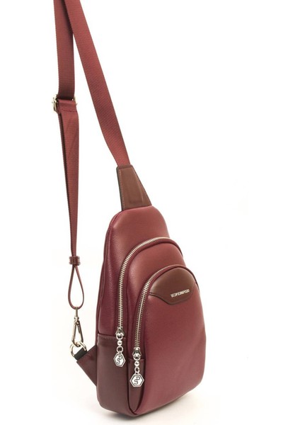 Silver & Polo Bordo - Bordo SP959 Kadın Bel Çantası fiyatları