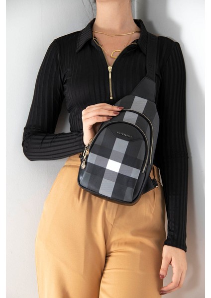 Silver & Polo Siyah - Siyah SP959 Kadın Bel Çantası