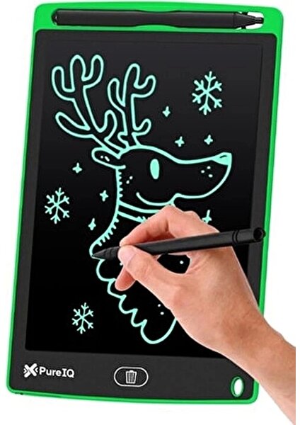 Writing Tablet LCD 8.5 Inç Uyumlu Dijital Kalemli Çizim Yazı Tahtası Grafik Not Yazma