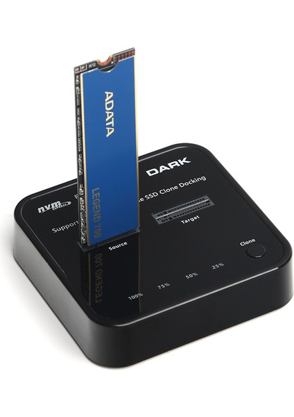 USB 3.2 Gen 2 M.2 SSD Klon Destekli Disk Istasyonu (DK-AC-DSDM2X2C)