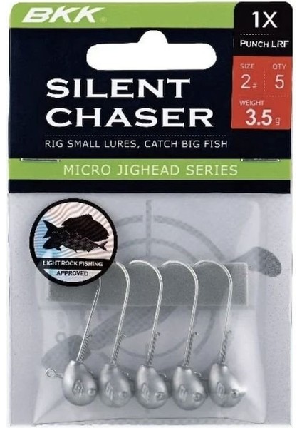 Silent Chaser-Punch Lrf Jighead 6 No 1.8g