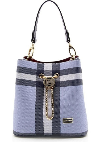 Silver & Polo Mavi - Laci SP967 Kadın Çapraz Çanta