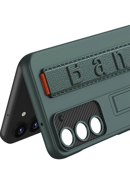 - Samsung Galaxy S23 Plus - Kılıf Standlı El Tutacaklı Band Kapak - Siyah - T26396 indirimleri