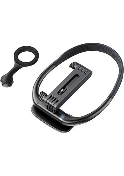 Boyun Askılı Telefon Tutucu Wiwu WI-CH320 Eller Serbest Magsafe Uyumlu Magnetik Tutucu Siyah