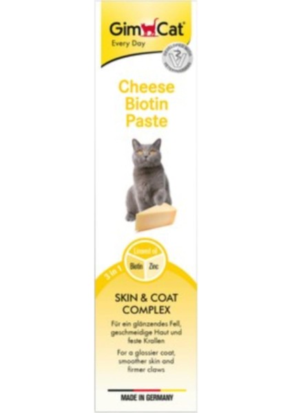 Cheese Biotin Paste Tüy Dökümüne Karşı Peynirli Kedi Macunu 100 gr