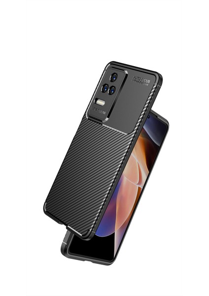 - Xiaomi Poco F4 - Kılıf Auto Focus Karbon Negro Silikon Kapak - Lacivert - T26360 modelleri