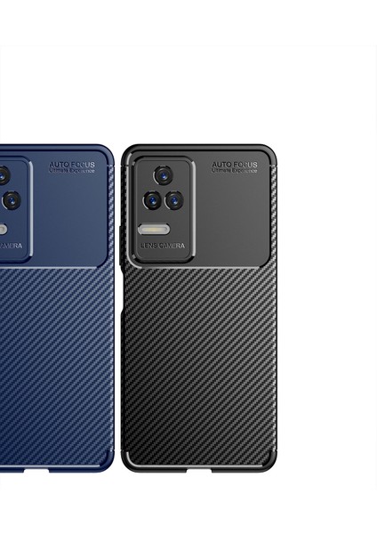 - Xiaomi Poco F4 - Kılıf Auto Focus Karbon Negro Silikon Kapak - Lacivert - T26360 fırsatları