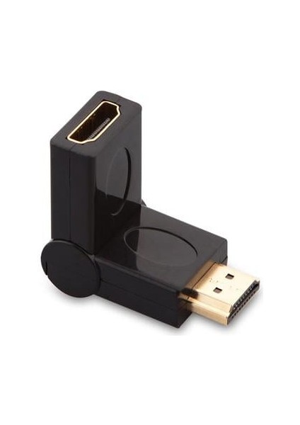 A4934 180 Derece Dönebilen Dişi HDMI To Erkek HDMI Çevirici Adaptör 2 Adet