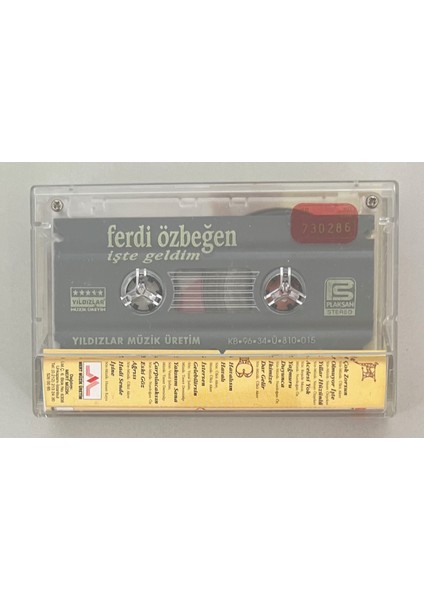 Ferdi Özbeğen Işte Geldim Kaset (Orjinal Dönem Baskı Kaset) fiyatları