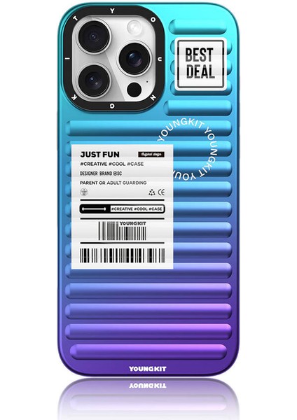 iPhone 16 Pro Max Uyumlu Kılıf Youngkit The Secret Color Serisi Kapak Mor modelleri
