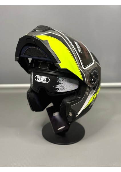 Helmets JK-908 Güneş Vizörlü Çene Açılır Kask