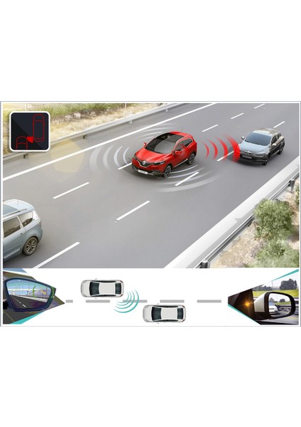 Unıque Honda Civic Uyumlu Kör Nokta Uyarı Sistemi Ayna LED Ikazlı modelleri