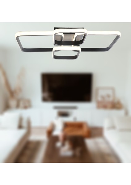 TT500-4-SY Tt Aydınlatma Mat Siyah Plofonyer 4 Lü LED Avize fiyatları