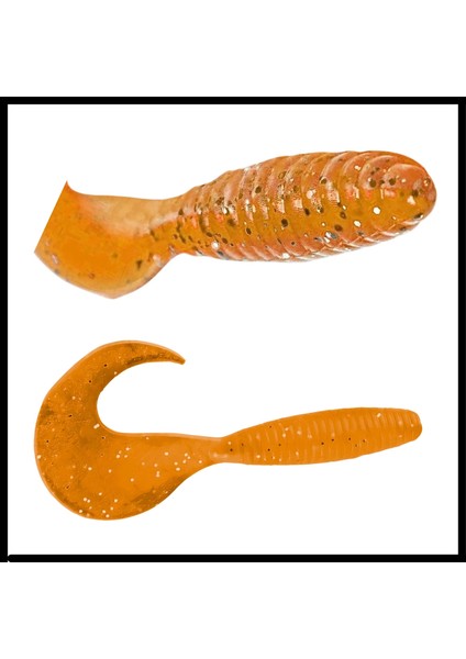 Uyguna-Yakala Yumy 9.5 cm Turuncu Silikon Kurt