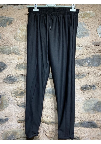 Erkek Ottoman Baggy Pantolon - Siyah