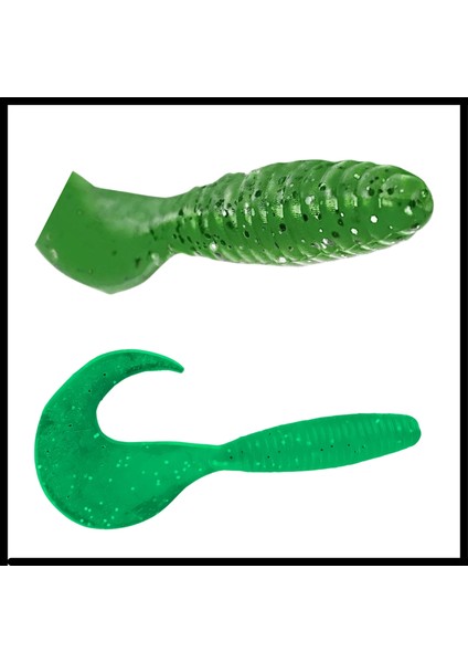Uyguna-Yakala Yumy 6 cm Yeşil Silikon Kurt