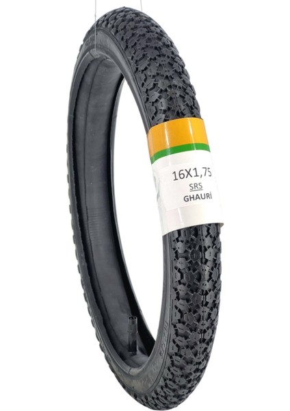 Ghaurı Bisiklet Lastiği 16X1,75 ve Iç Lastik Seti Srs