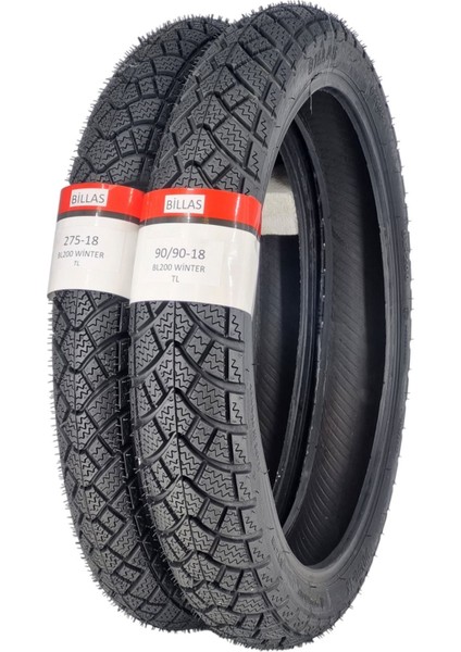 Kışlık Lastik 90/90-18 ve 275-18 Takım Tl (Tubeless - Dubleks) BL200SET1 modelleri