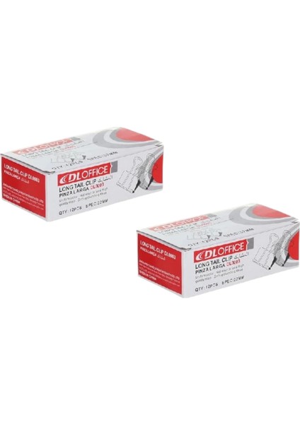Dloffice Clıps Kıskaç 32 mm 12'li Kutu ( 2 Kutu )
