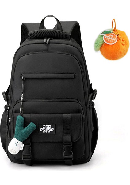 One Orange Aşınmaya Dayanıklı Öğrenci Sırt Çantası - Yeşil (Yurt Dışından)