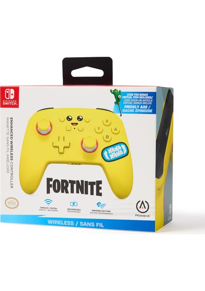 Nsw Powera Enhanced Wıreless Controller Fortnıte Peely