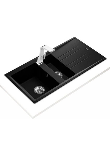 Teka Stone 60 B Tg Metalik Siyah Eviye 115360003 fiyatları