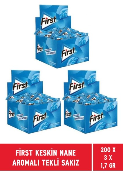 Keskin Nane Aromalı Tekli Sakız 1,7 gr - 600 Adet fiyatları