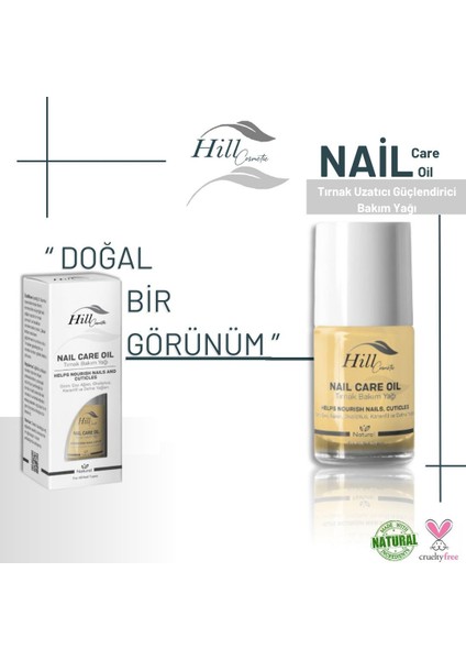 Hill Cosmetic Tırnak Uzatıcı Güçlendirici Bakım Yağı Nail Care Oil