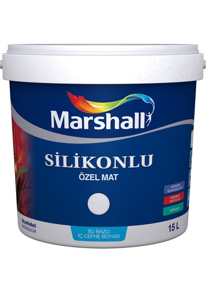 Silikonlu Özel Mat Iç Cephe Duvar Boyası