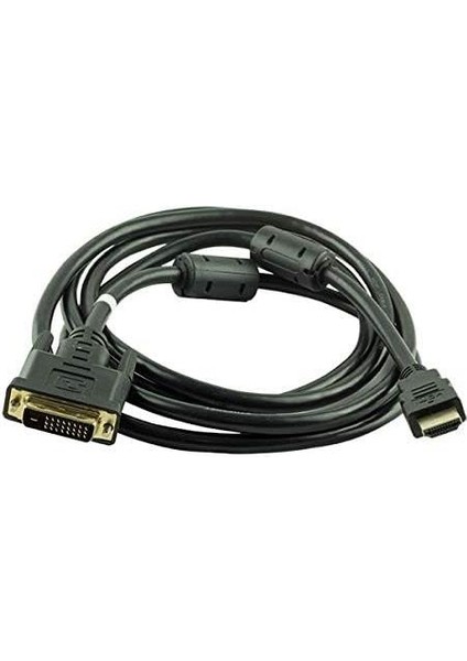 HDMI To DVI 24+1 Çevirici Çift Yönlü Monitör Kablosu 3 Metre