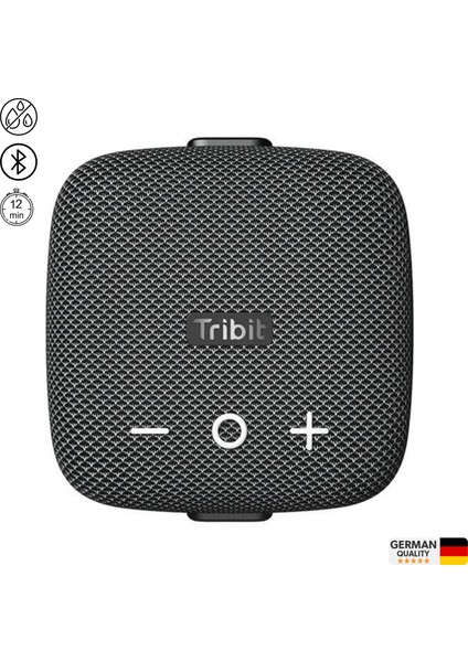 Stormbox Micro 2 IP67 Su Geçirmez 10W 30 Saat Oynatma Süresi XBASS Taşınabilir Bluetooth Hoparlör Siyah