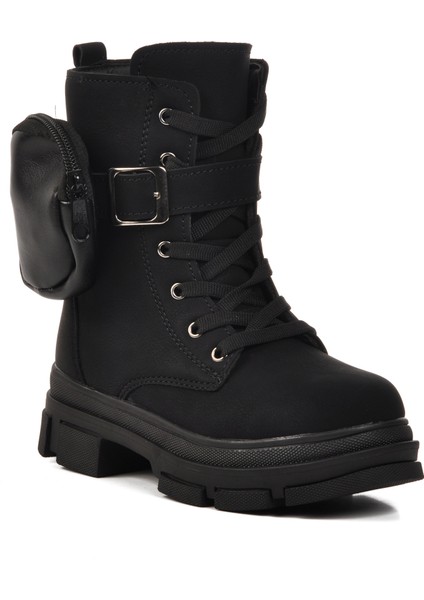 Meru 25K Siyah Zümrüt Içi Kürklü Çocuk Bot modelleri