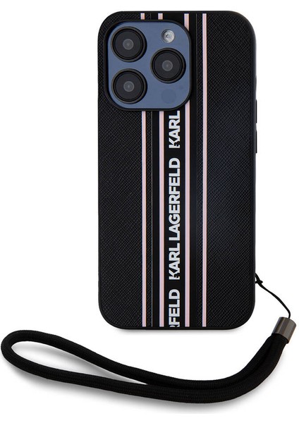 iPhone 16 Pro Max Kılıf Orjinal Lisanslı Askılı Saffiano Athleisure Şerit Çizgi Pembe fiyatları