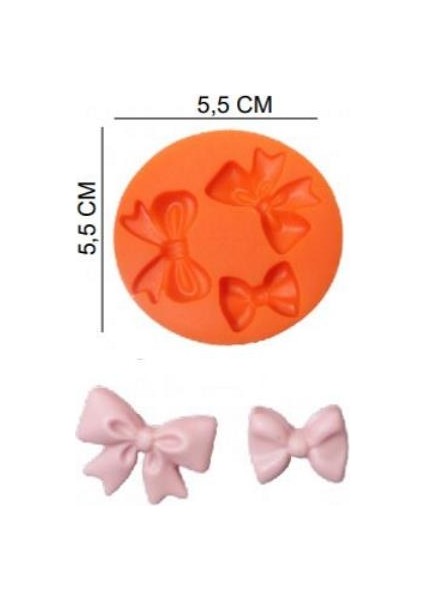 Şeker Hamur Kalıbı Silikon Fiyonk 5,5*5,5 cm