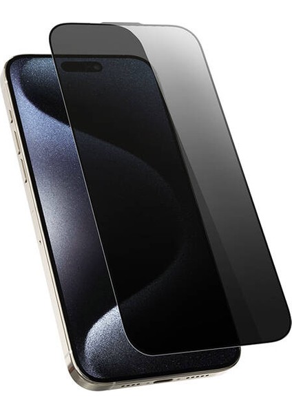 iPhone 14 Plus Wiwu WI-SQ009 Iprivacy Temperli Hayalet Cam Ekran Koruyucu Uygulama Aparatlı