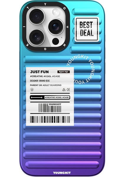 iPhone 16 Pro Uyumlu Kılıf Renk Geçişli Youngkit The Secret Color Serisi Kapak Mor fiyatları
