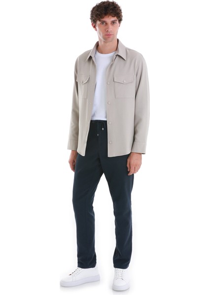 Bej Slim Fit Bebe Yaka Baharlık Mont fiyatları