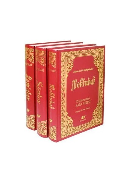 3 TEMEL ESER /( Sözler, Lemalar, Mektubat Set & Yeni Tanzim Büyük Boy)