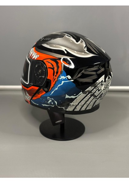 Helmets JK-908 Güneş Vizörlü Çene Açılır Kask