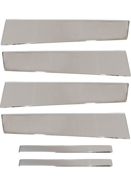 Renault Megane 4 Uyumlu 2016-2020 Krom Direk Nikelajı 6 Parça Paslanmaz Çelik modelleri