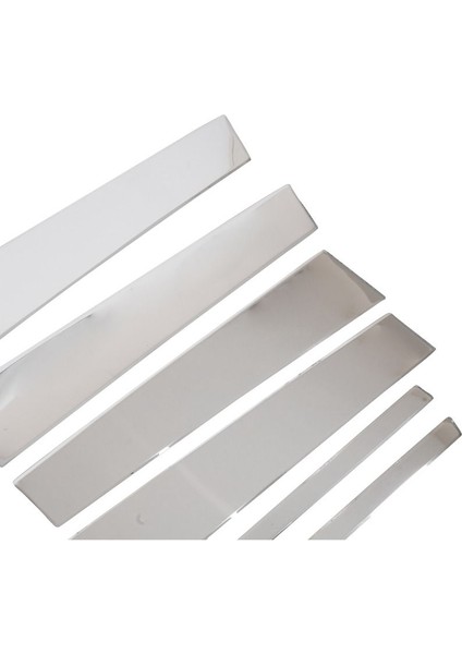 Renault Megane 4 Uyumlu 2016-2020 Krom Direk Nikelajı 6 Parça Paslanmaz Çelik fırsatları