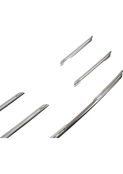 Renault Megane 4 Uyumlu 2016-2020 Krom Ön Panjur 5 Parça Paslanmaz Çelik fırsatları